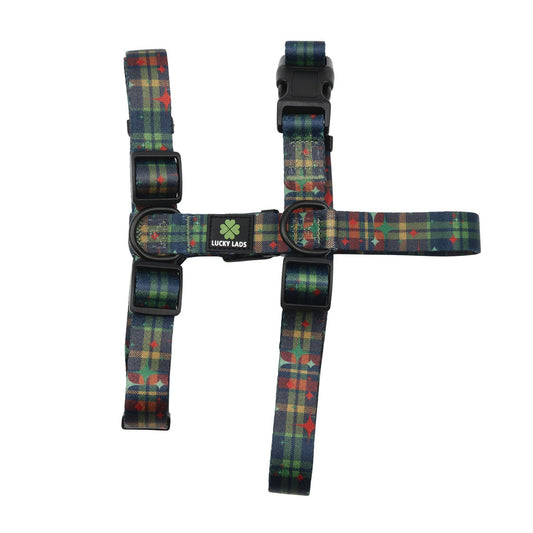 Highly Adjustable Strap Harness- Mid Mod Perfect Plaid