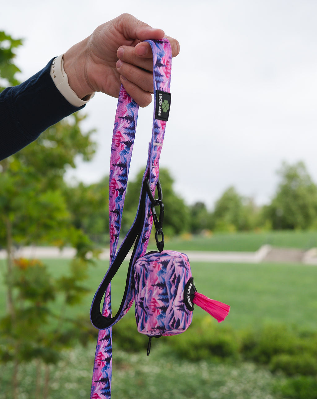 Comfort No Tangle Leash- Mountain Sunset