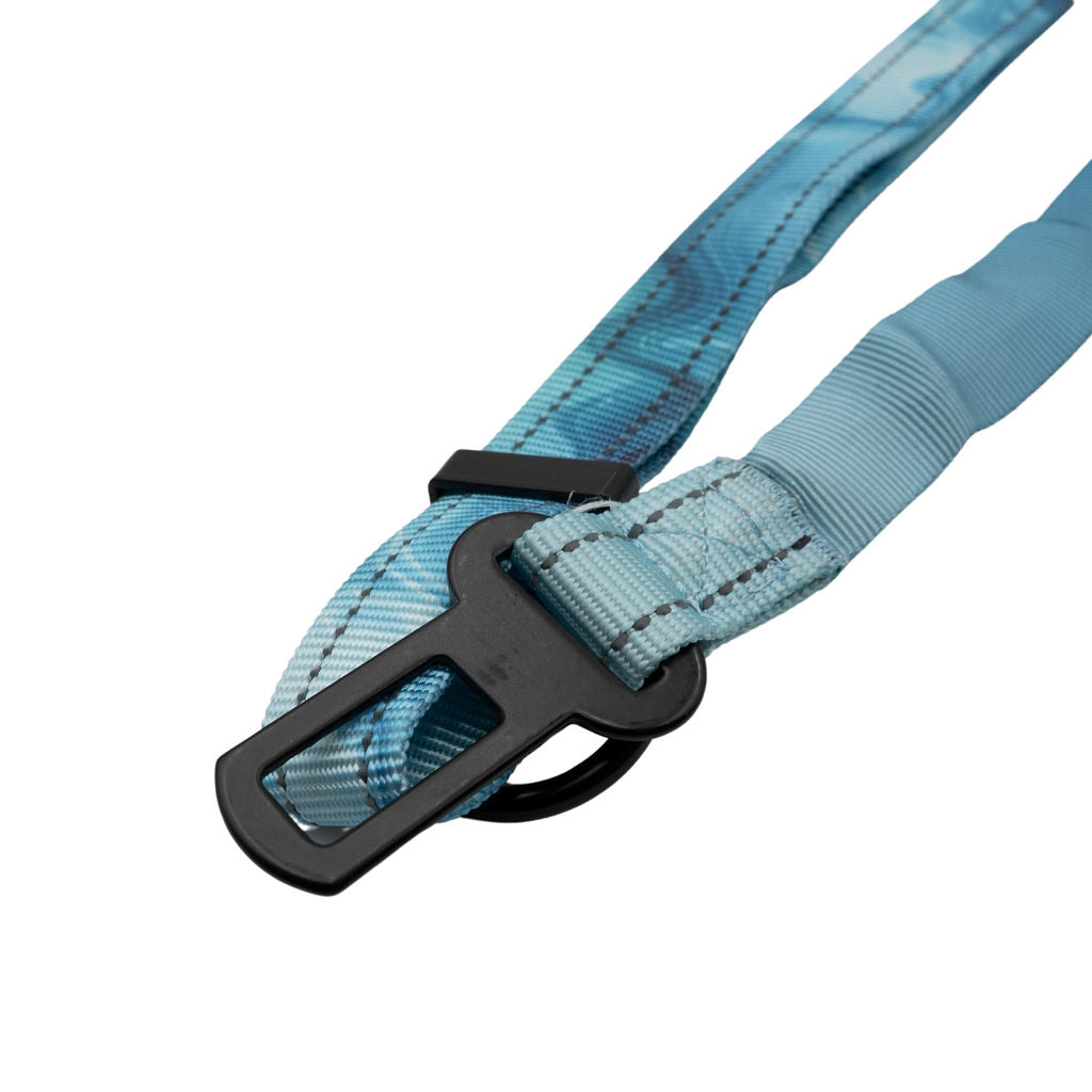 Deluxe Adjustable No Pull Leash: Glacier Blue Ice Caves