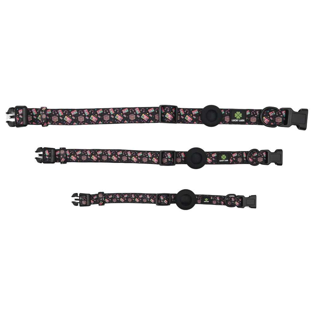 Adjustable Comfort Collar with attached Air Tag Holder - Pump Up The Volume