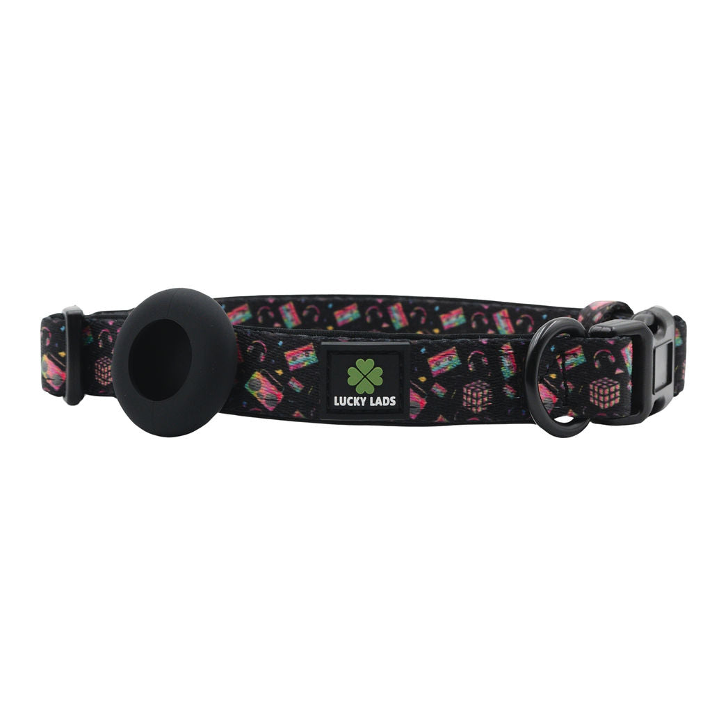 Adjustable Comfort Collar with attached Air Tag Holder - Pump Up The Volume