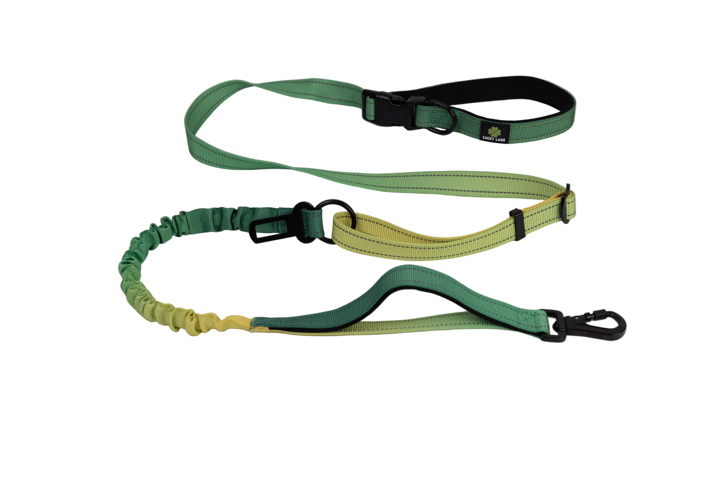 Deluxe Adjustable No Pull Leash: Shades of Citrus