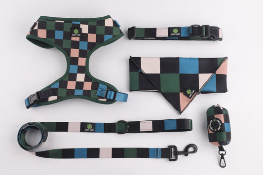 Adjustable Comfort Collar with attached Air Tag Holder - We Love #Blokecore