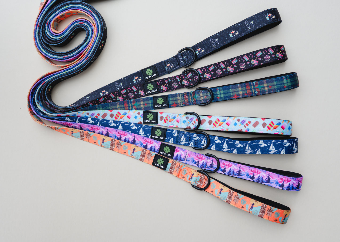 Comfort No Tangle Leash- Mid Mod Perfect Plaid