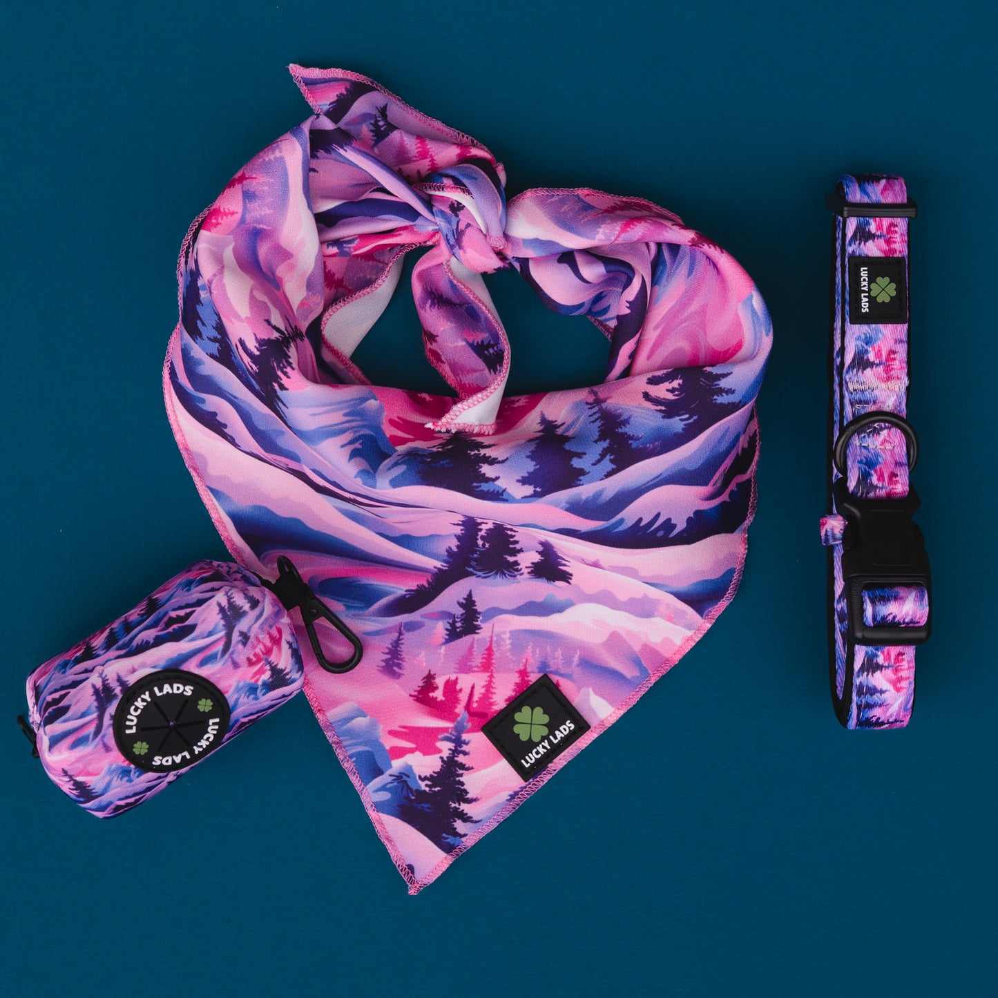 Adjustable Comfort Collar - Mountain Sunset
