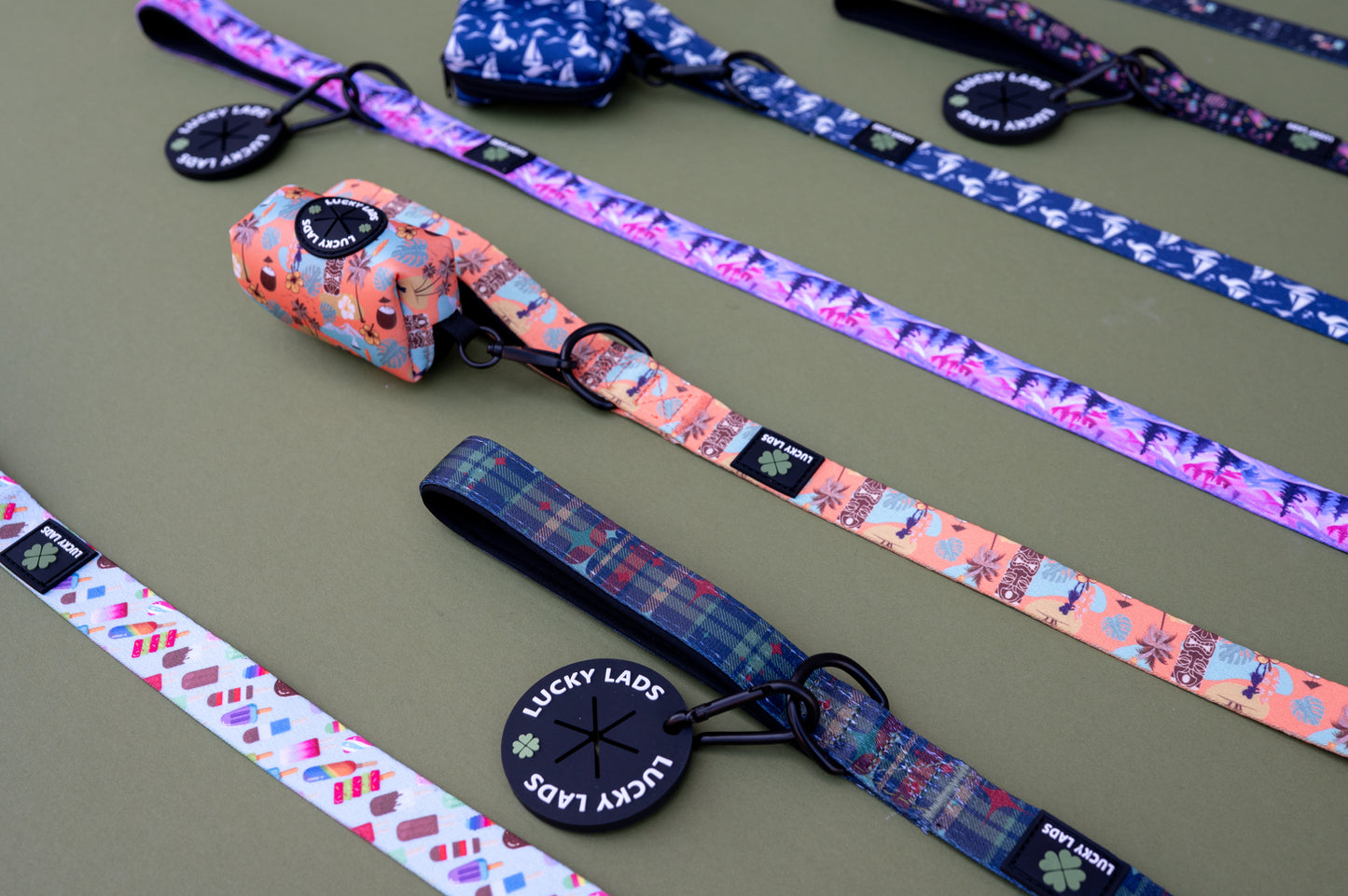 Comfort No Tangle Leash- Mid Mod Perfect Plaid