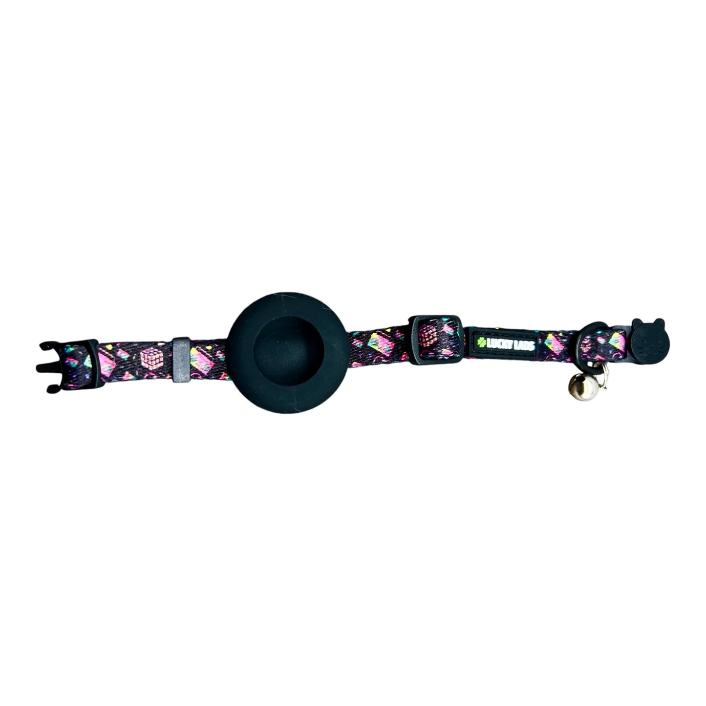 Kitty Kat Collar with attached Air Tag Holder- Pump Up The Volume