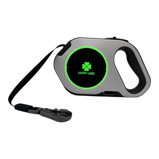 Rechargeable LED - Flashlight plus Side Lights - Retractable Leash