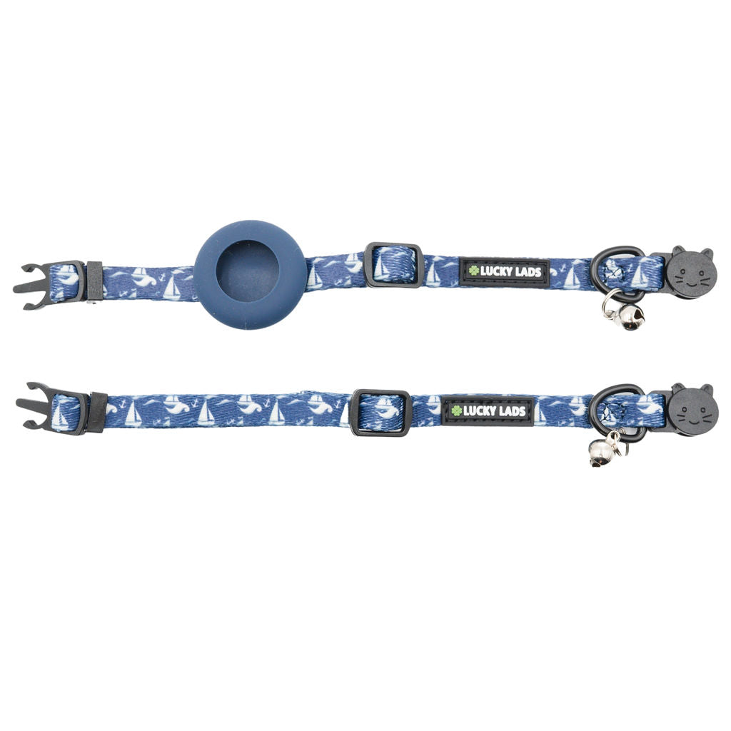 Kitty Kat Collar with attached Air Tag Holder: Ice Cream Dreams- 75 Licks