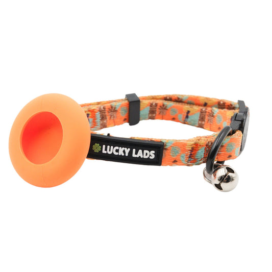 Kitty Kat Collar with attached Air Tag Holder - Island Time