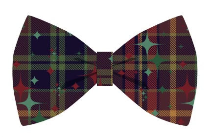 Bow Tie- Mid Mod Perfect Plaid