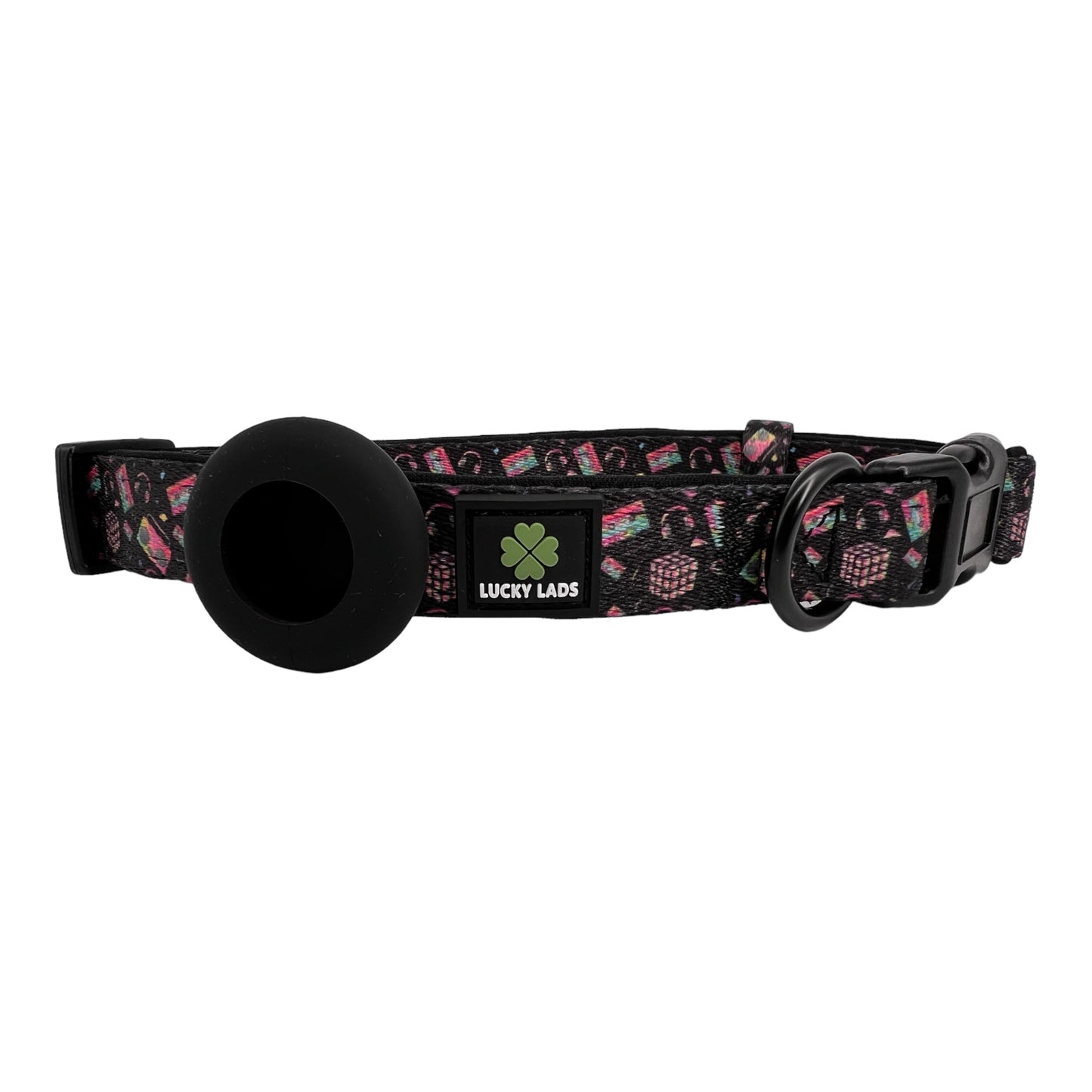 Adjustable Comfort Collar with attached Air Tag Holder - Pump Up The Volume