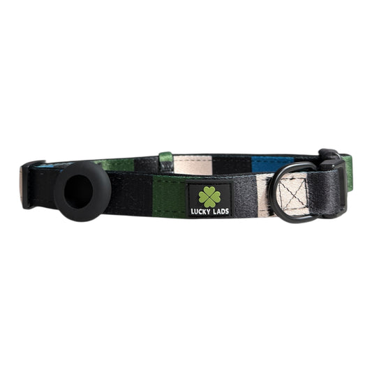 Adjustable Comfort Collar with attached Air Tag Holder - We Love #Blokecore