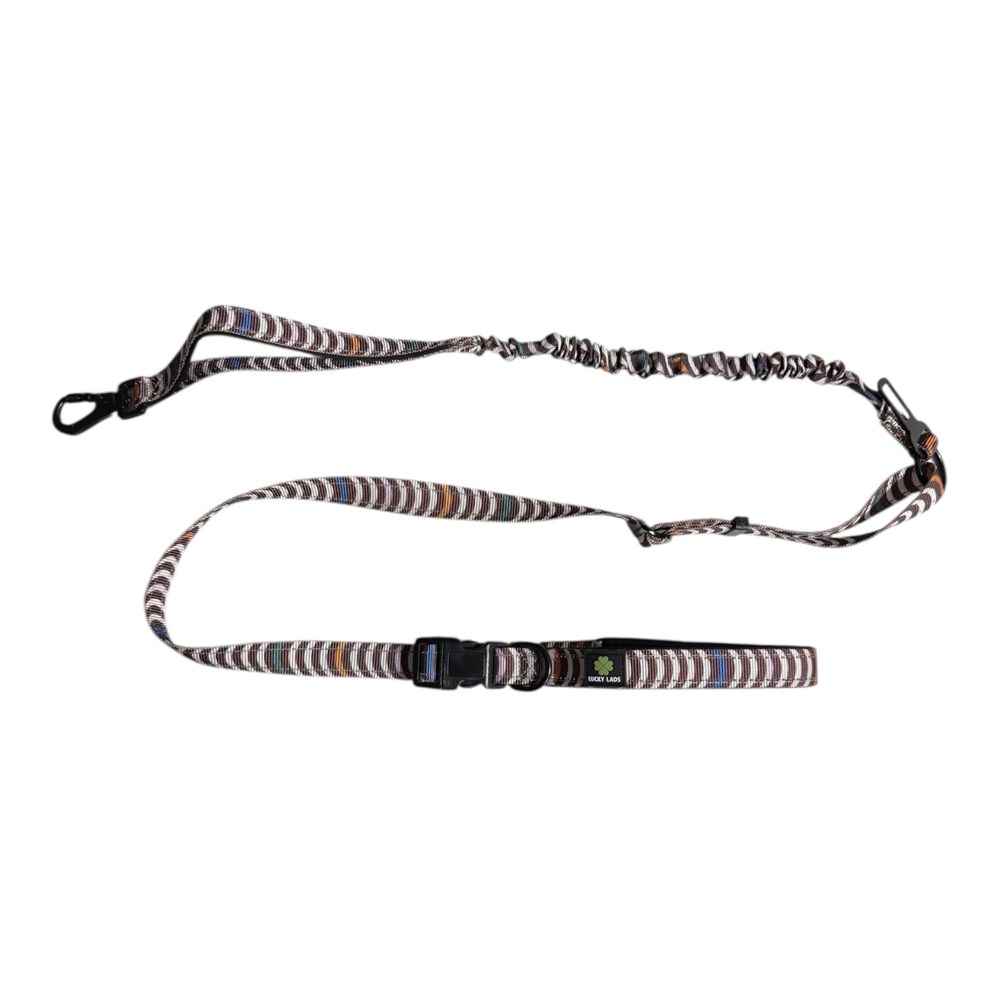 Deluxe Adjustable No Pull Leash: Modern Ripple