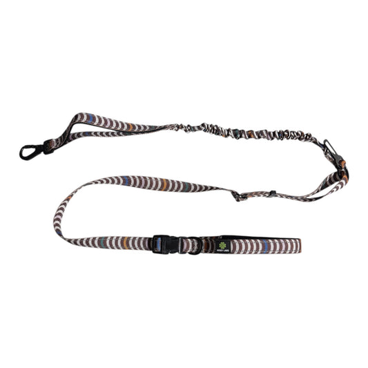 Deluxe Adjustable No Pull Leash: Modern Ripple